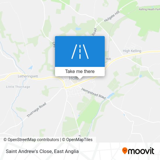 Saint Andrew's Close map