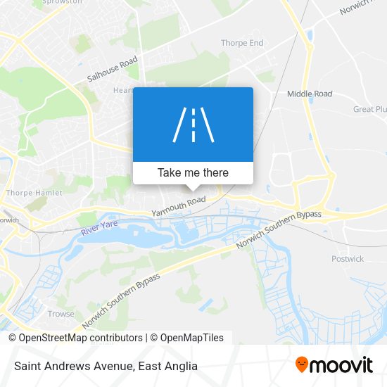 Saint Andrews Avenue map