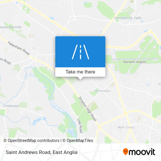 Saint Andrews Road map