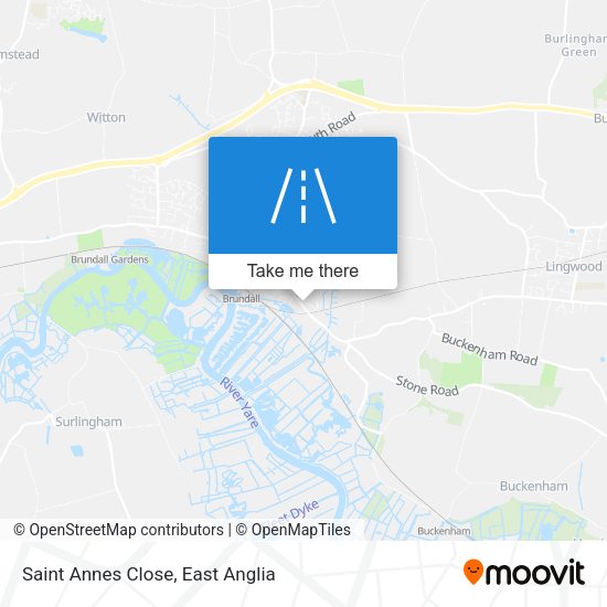 Saint Annes Close map