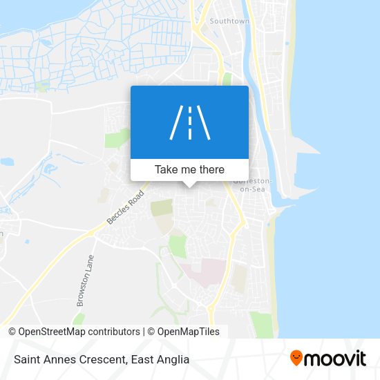 Saint Annes Crescent map