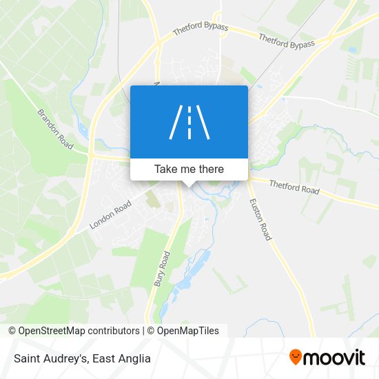 Saint Audrey's map