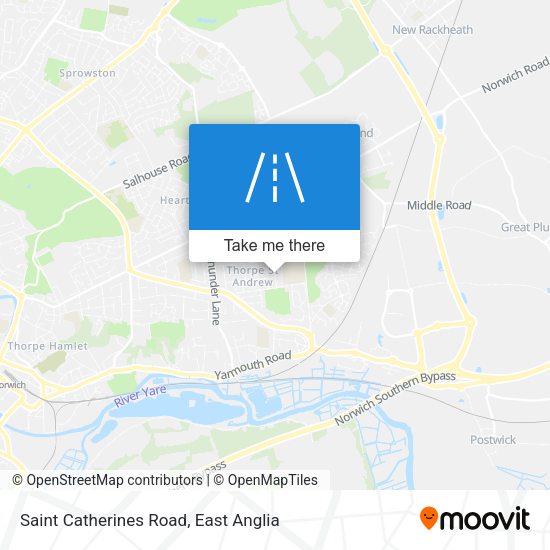 Saint Catherines Road map