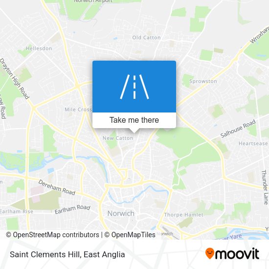 Saint Clements Hill map