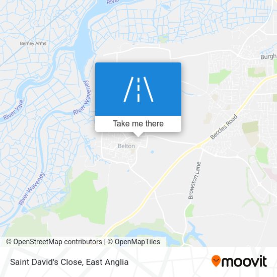 Saint David's Close map