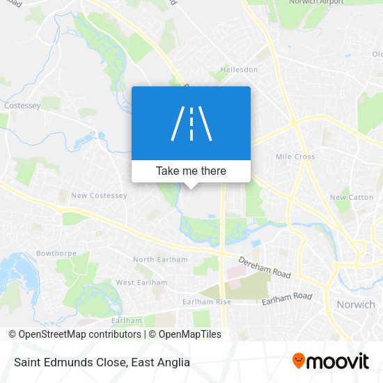 Saint Edmunds Close map