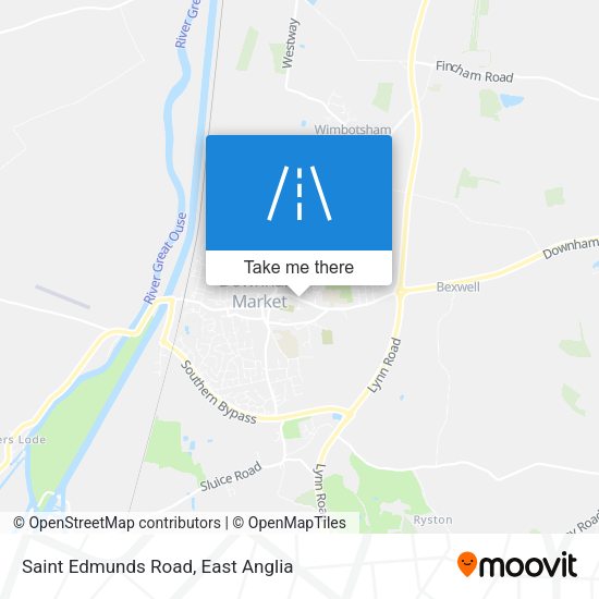 Saint Edmunds Road map