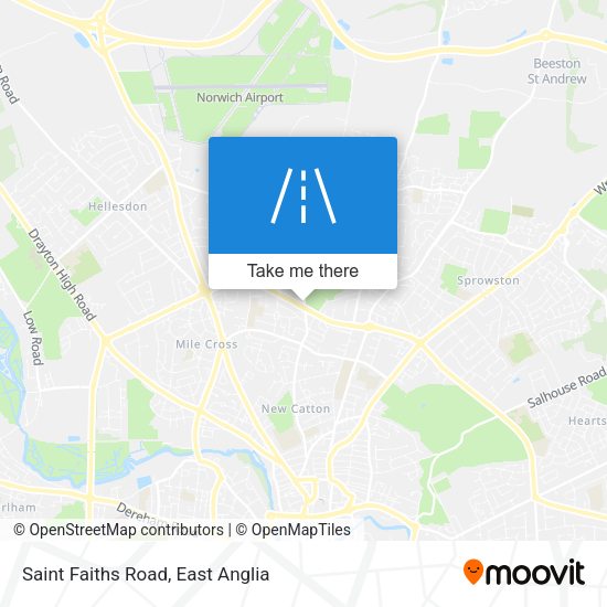 Saint Faiths Road map