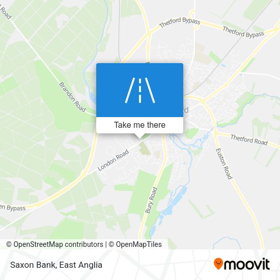 Saxon Bank map