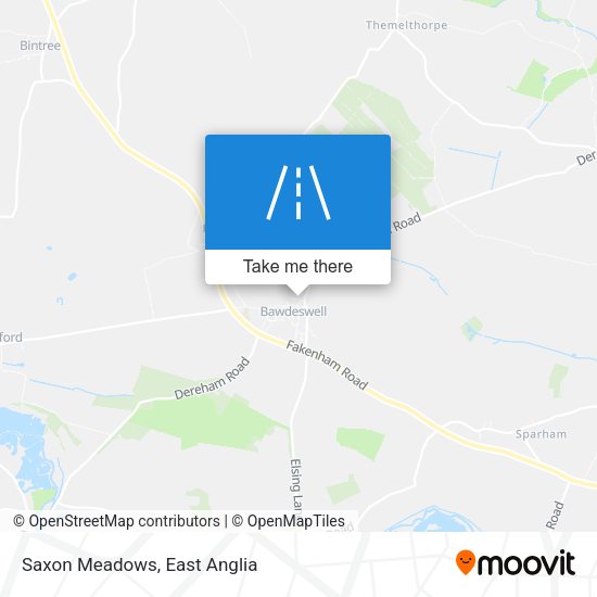 Saxon Meadows map