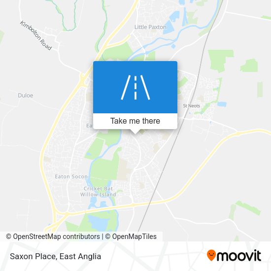 Saxon Place map