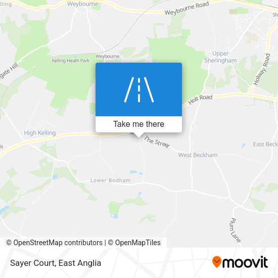 Sayer Court map