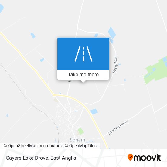 Sayers Lake Drove map