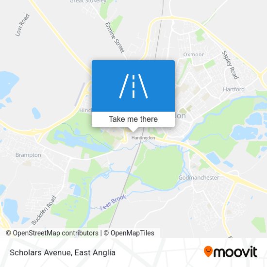 Scholars Avenue map