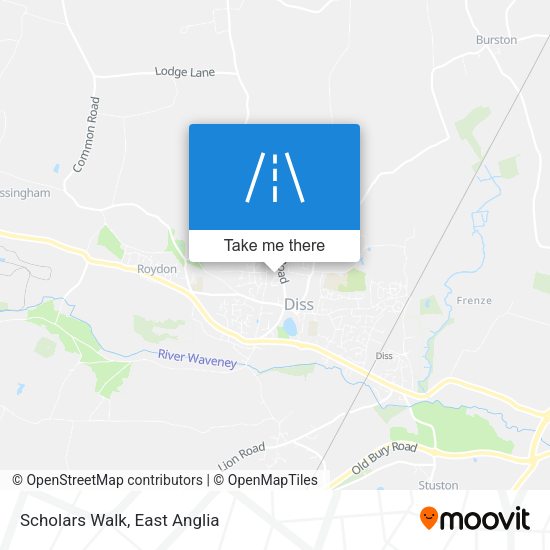 Scholars Walk map