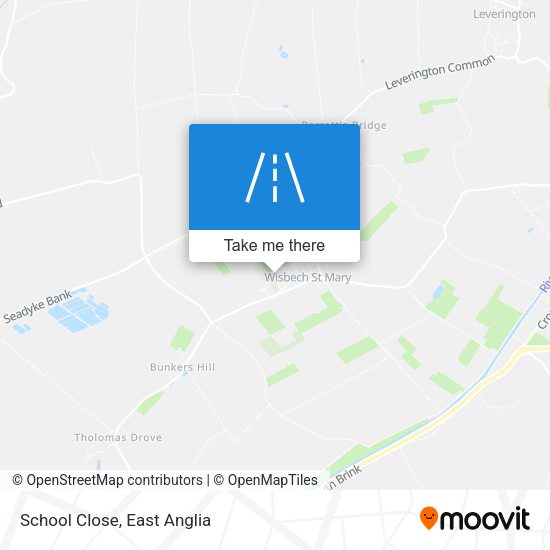 School Close map