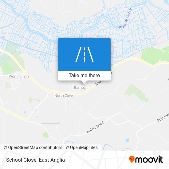 School Close map