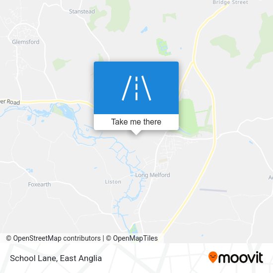 School Lane map