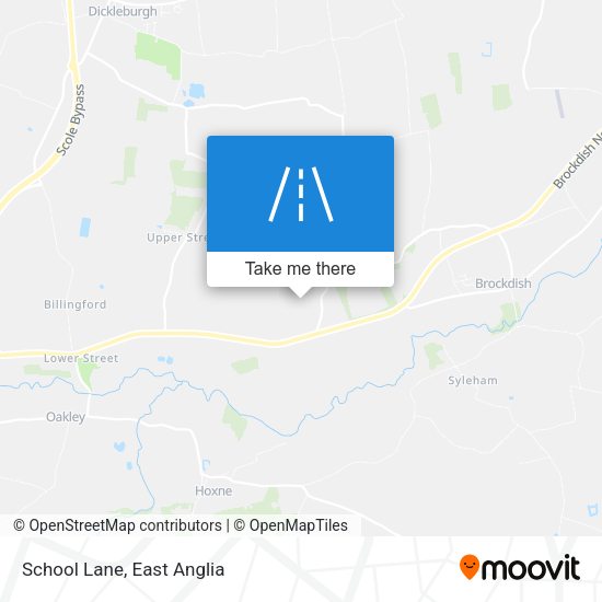 School Lane map