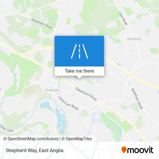 Shepherd Way map