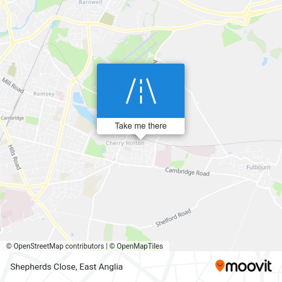 Shepherds Close map
