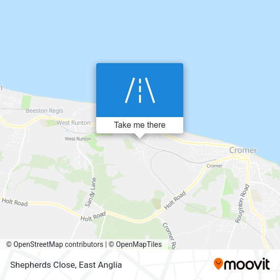 Shepherds Close map