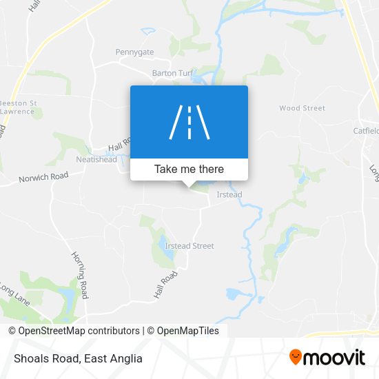Shoals Road map