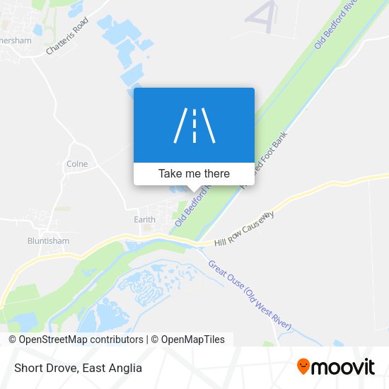 Short Drove map