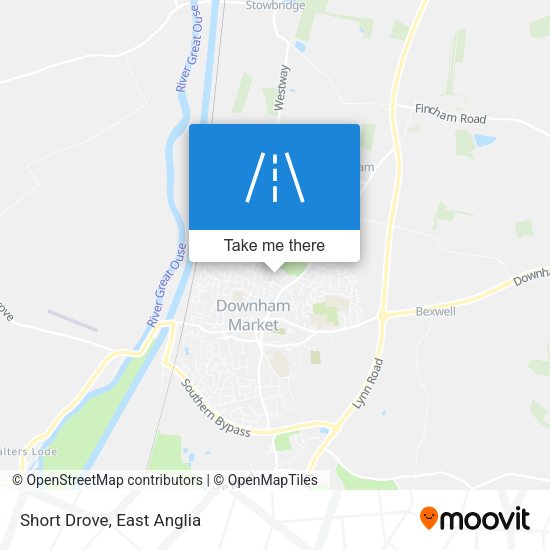 Short Drove map
