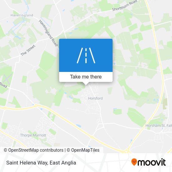 Saint Helena Way map