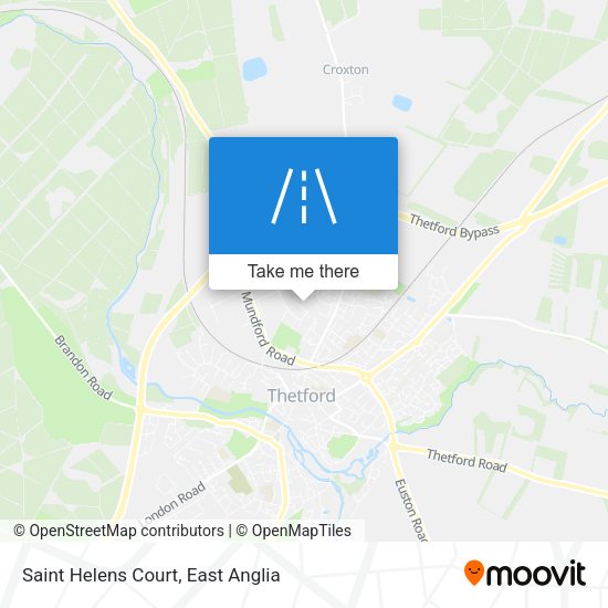 Saint Helens Court map