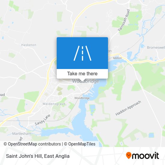 Saint John's Hill map