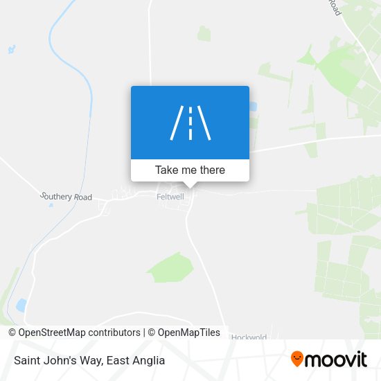 Saint John's Way map