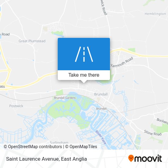 Saint Laurence Avenue map
