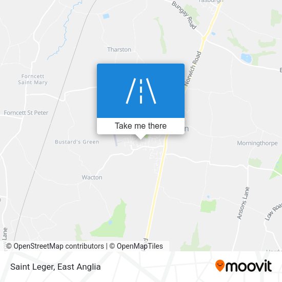 Saint Leger map