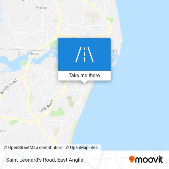 Saint Leonard's Road map