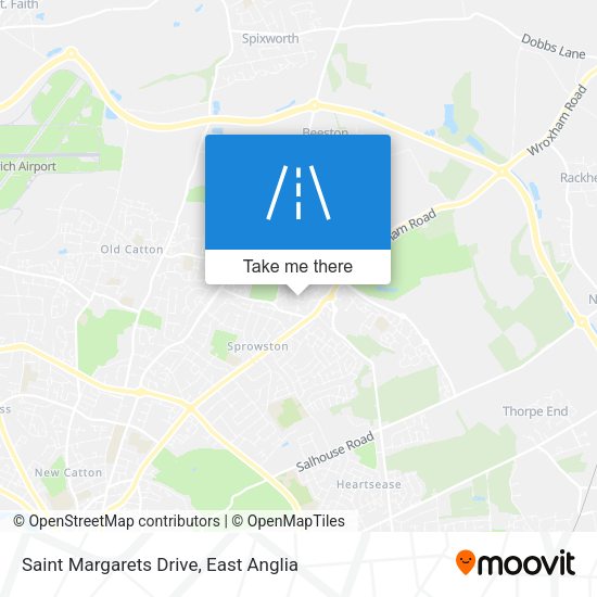 Saint Margarets Drive map