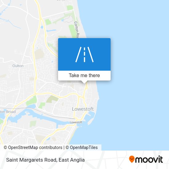 Saint Margarets Road map