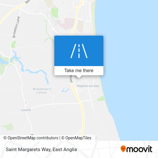 Saint Margarets Way map