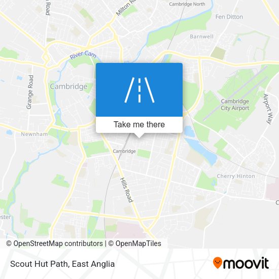 Scout Hut Path map