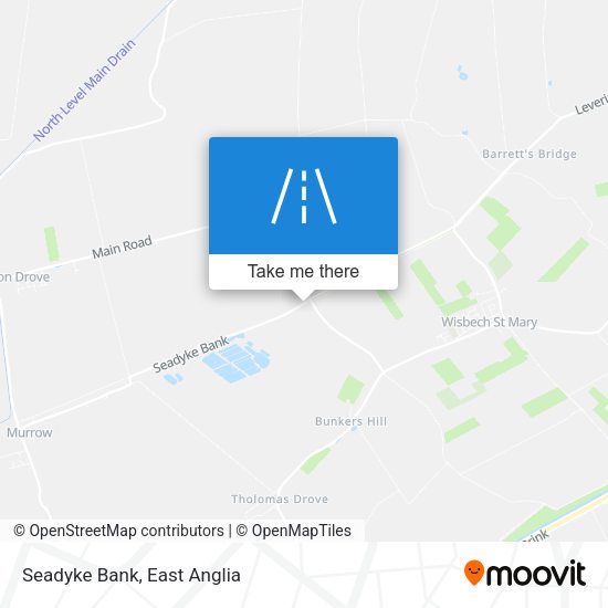Seadyke Bank map