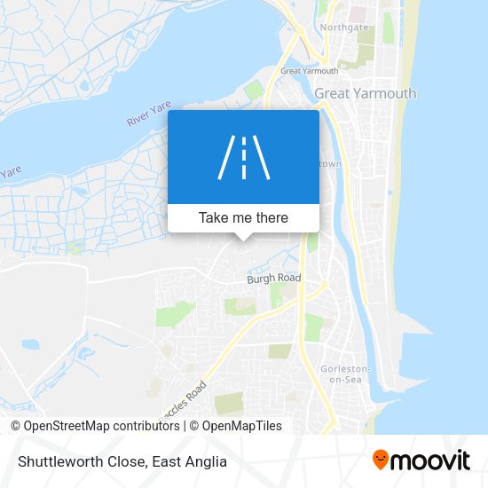 Shuttleworth Close map