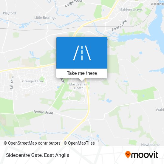 Sidecentre Gate map
