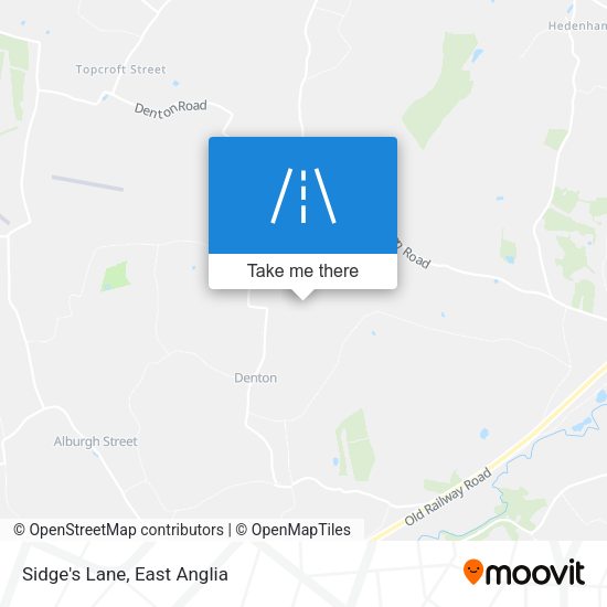 Sidge's Lane map