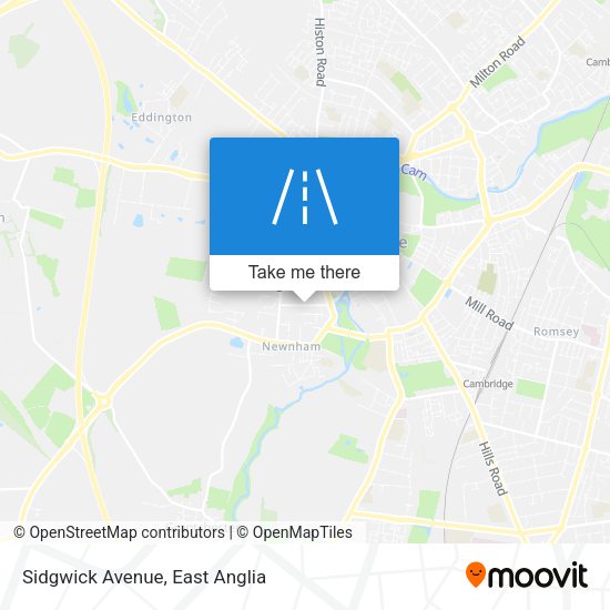 Sidgwick Avenue map