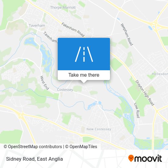 Sidney Road map