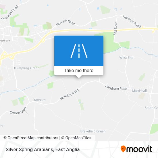 Silver Spring Arabians map