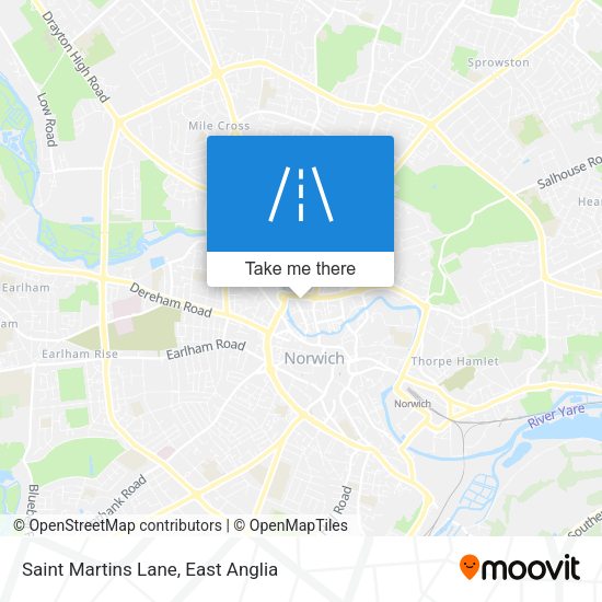 Saint Martins Lane map