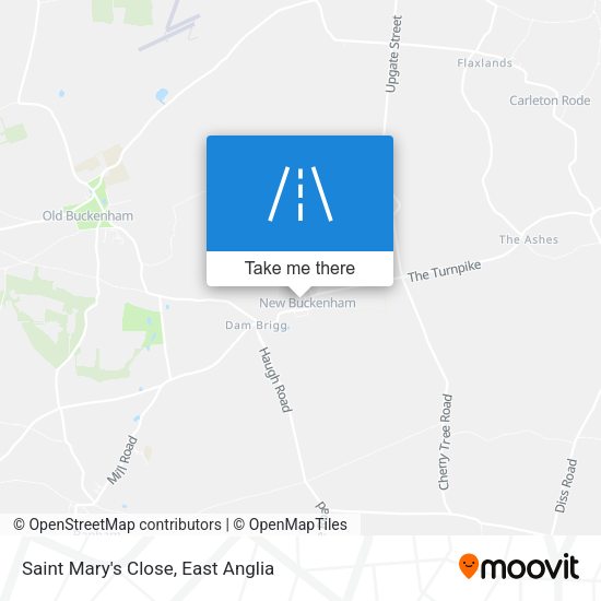 Saint Mary's Close map