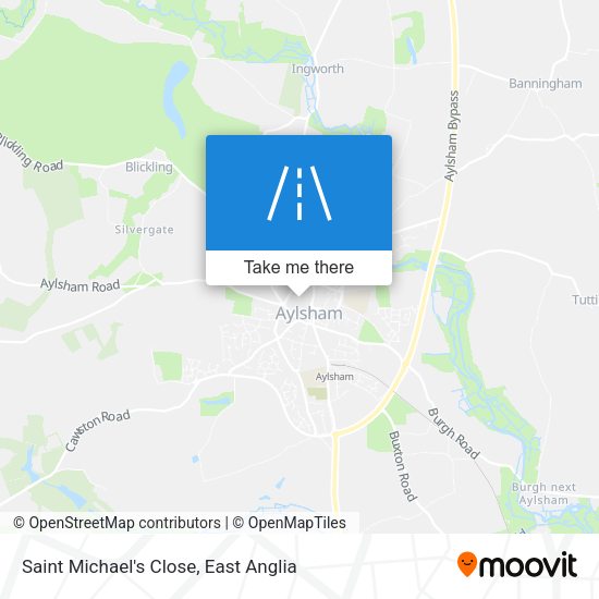 Saint Michael's Close map